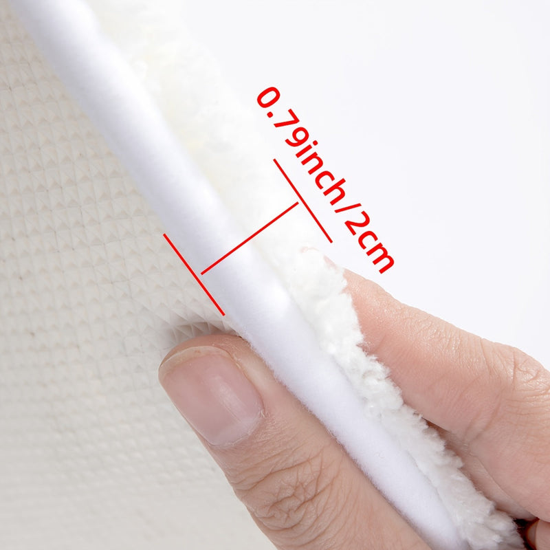 Fluffy Bloemen Badkamer Tapijt – Absorberend en Zacht voor Extra Comfort