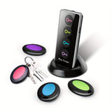 4-in-1 Sleutelhanger Zoeker met LED Flitser - Vind je Sleutels, Portemonnee en Meer