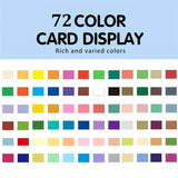 72 Kleuren Acrylverf Markers – Perfect voor Creatief Schilderen op Diverse Oppervlakken
