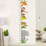 Dieren Groeimeter Wandstickers - Speelse Meting voor Kinderen