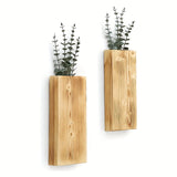 Rustieke Houten Wandvaas - Natuurlijke Sfeer voor Elk Interieur