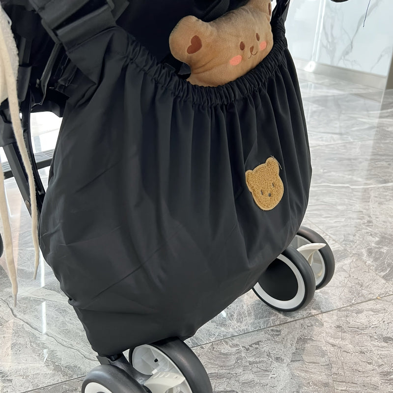 Kinderwagenorganizer met grote tas – Praktische opslag onderweg
