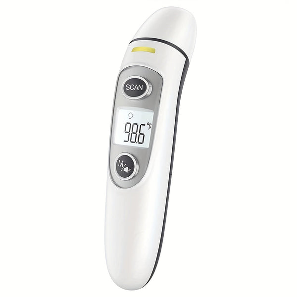 2-in-1 Digitale Thermometer met Snelle 1-Seconde Meting – Geschikt voor Voorhoofd en Oor