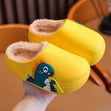 Schattige Dino Slippers voor Baby's - Warm en Comfortabel