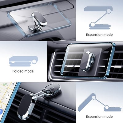 CarPhone Stand - Sterke Magnetische Telefoonhouder, Klein, Compact En Probleemloos Voor Mobiele Navigatie