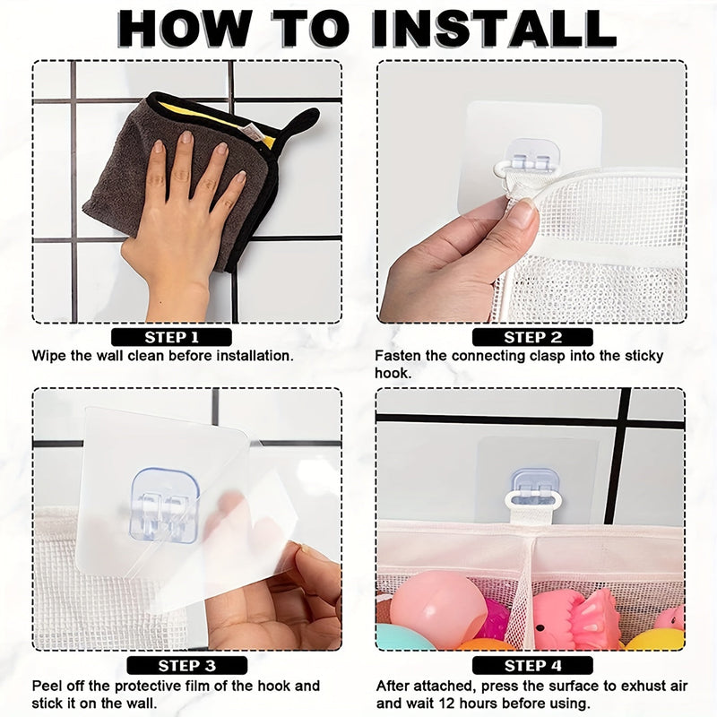 Mesh Badspeelgoedorganizer - Perfect voor overzicht