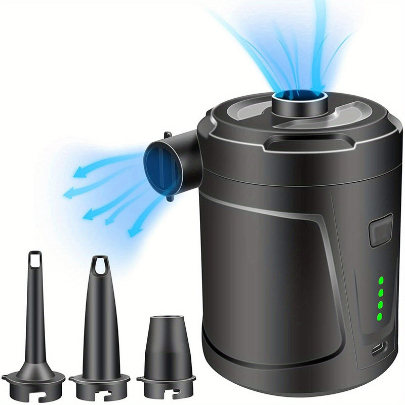 Draagbare USB Luchtpomp – Compacte Draadloze Inflator voor Buitengebruik