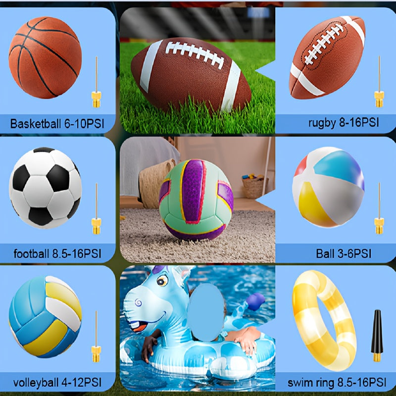 Automatische Balpomp 20 PSI – Snel en Handig voor Diverse Sportballen