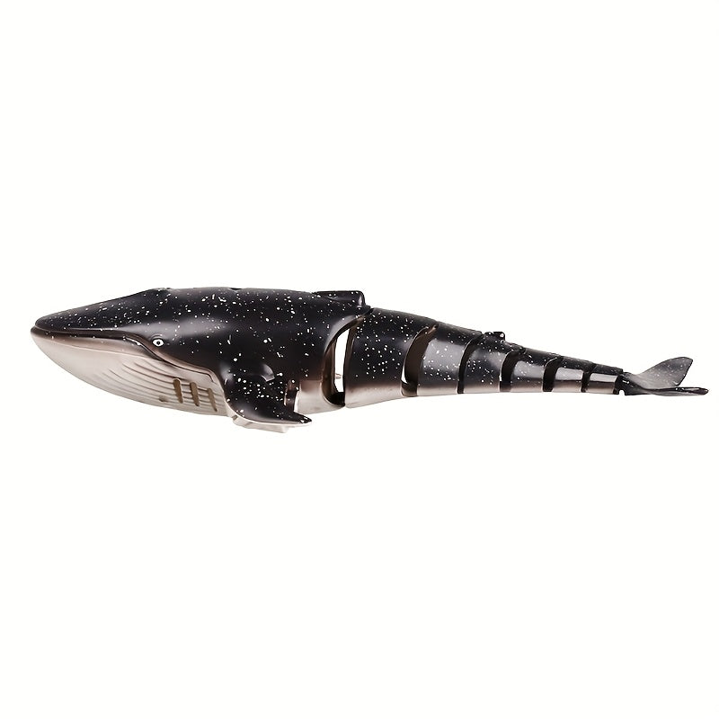 1:18 schaal RC walvishaai met 360° rotatie, 180° flexibiliteit, LED licht opspattende, programmeerbare cruise control - USB oplaadbaar, ideaal voor jongeren' zomer speel en verjaardagscadeau