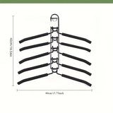 Multilaagse Kledinghangers Set – 5-in-1 Ruimtebesparende Organizer met Antislip Schuimkussentjes