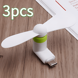 Mini Draagbare Telefoon Ventilators – Type-C Connector met Verstelbare Hoek