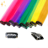 Clip-in Regenboog Haarextensions – Ruby