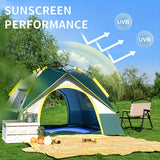 Snelle Opzet 4-Persoons Camping Tent – Ademend en Winddicht Schuilplaats