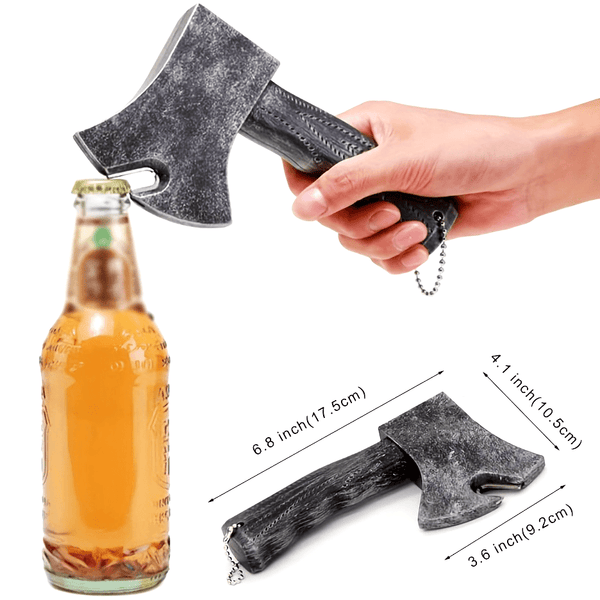 Battle Axe Flesopener – Robuust Ontwerp met Textuur Handgreep