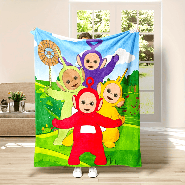 Teletubbies Deken - Voor Kinderen, Zacht en Veelzijdig