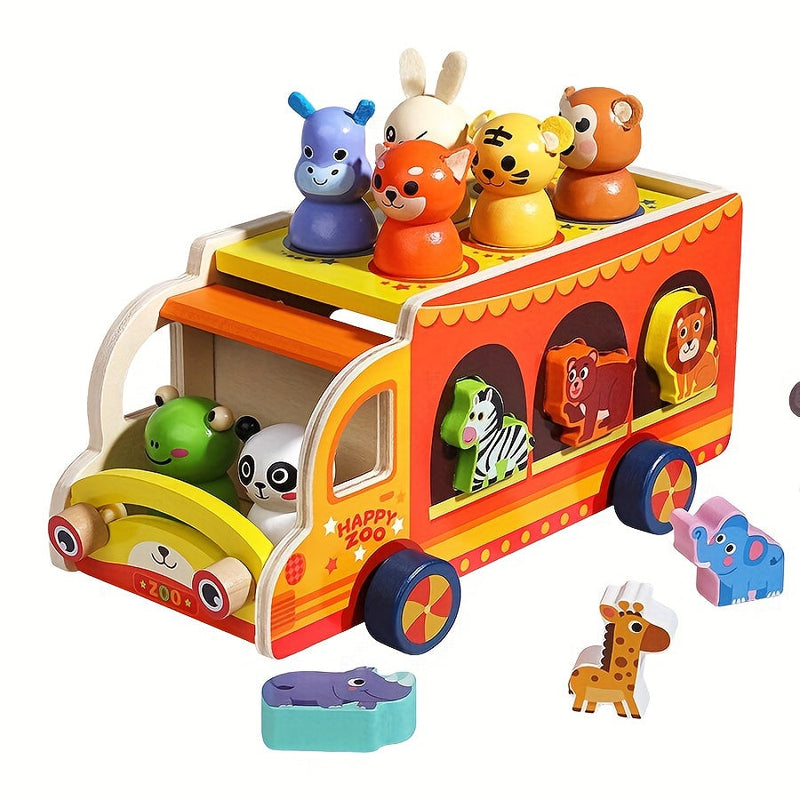 Educatieve Circus Dieren Vrachtwagen - Voor Creatief Spel en Leren