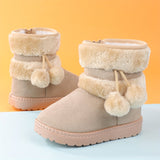 Schattige Pluche Boots voor Meisjes - Voor Warmte en Comfort