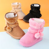 Schattige Pluche Boots voor Meisjes - Voor Warmte en Comfort