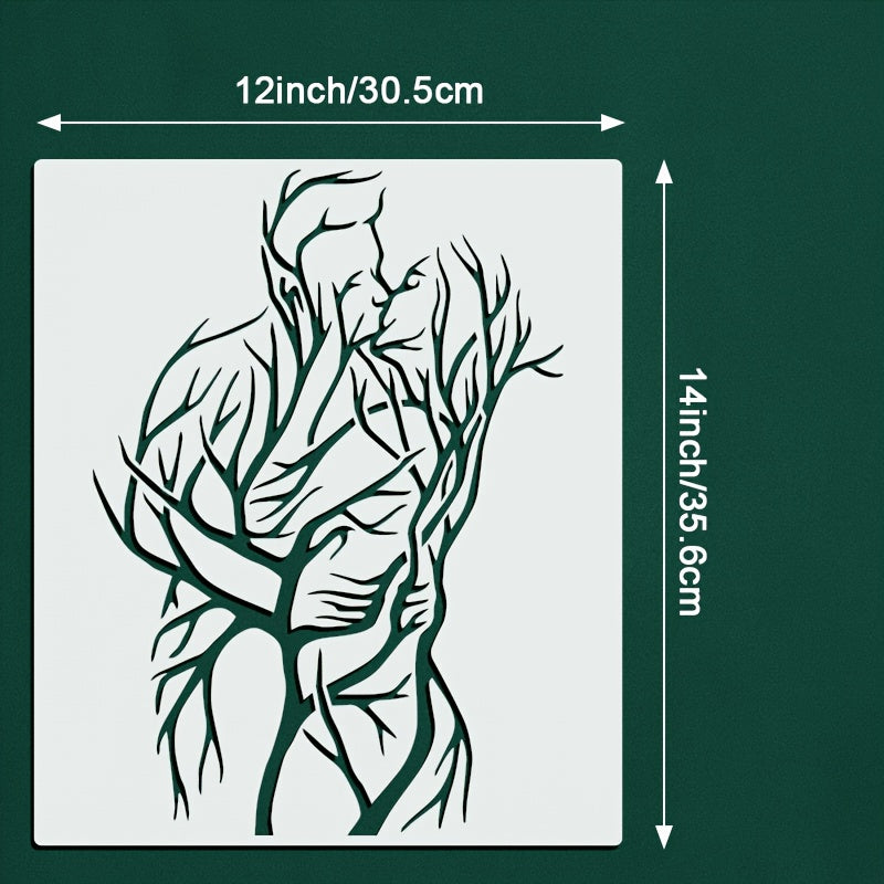 LoveTree Stencil – Creatief en Veelzijdig voor DIY Kunst