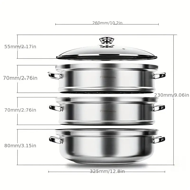 3-laags Stoomkoker – NutriSteam