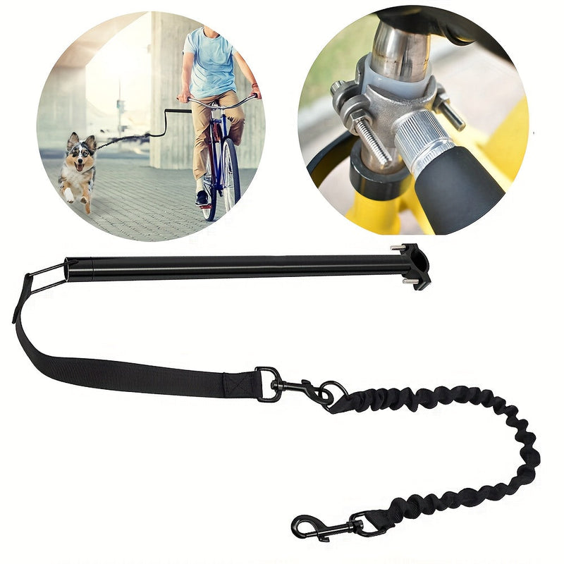 Fiets Hondenriem met Afneembare Kabel – Uitbreidbaar & Veiligheidsbuffer