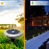 Solar Grondspotverlichting – Geometrisch RVS Ontwerp voor Tuinen en Paden