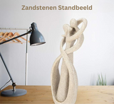 Eeuwige Omhelzing Beeldje - Abstract - Tijdloze Liefde