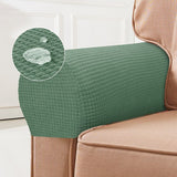 Stretch Armleuninghoezen – Spandex Hoezen voor Stoelen & Fauteuils, Set van 2, Bordeaux