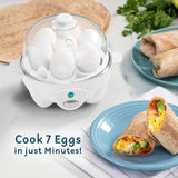 Eierkoker – Snelle Koken, Pocheren & Omeletbereiding met Automatische Afsluiting