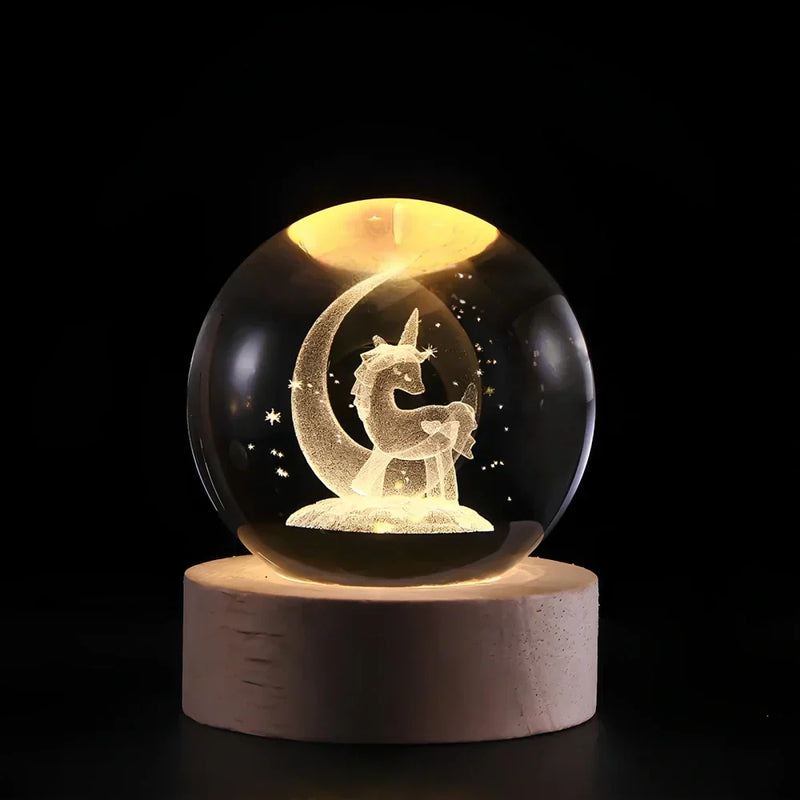 3D-gegraveerde Kristallen Bol - Celestia