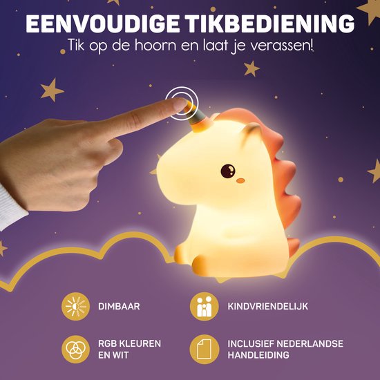 Eenhoorn Nachtlamp - DreamCrest