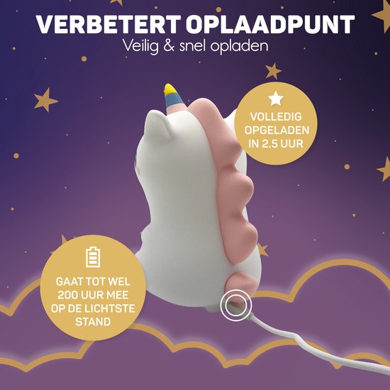 Eenhoorn Nachtlamp - DreamCrest