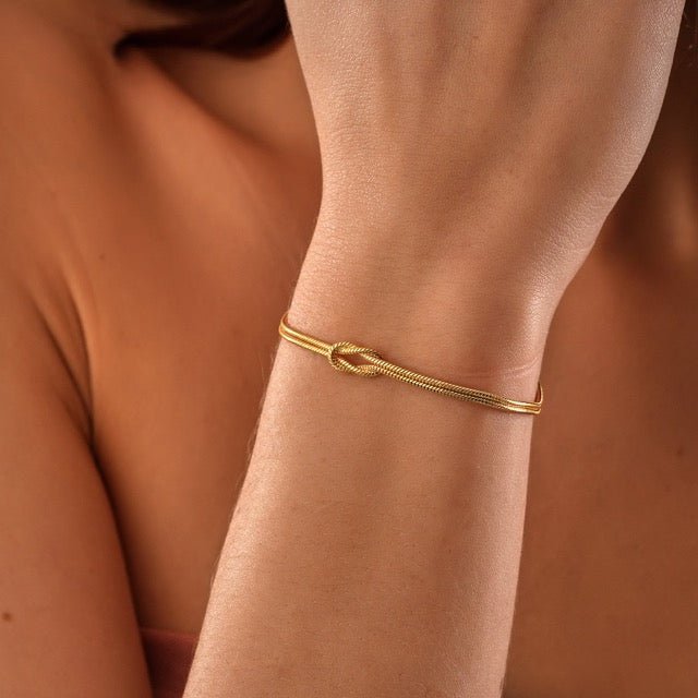 Armband Dames - Elegant Liefdesknoop Design | Verstelbaar