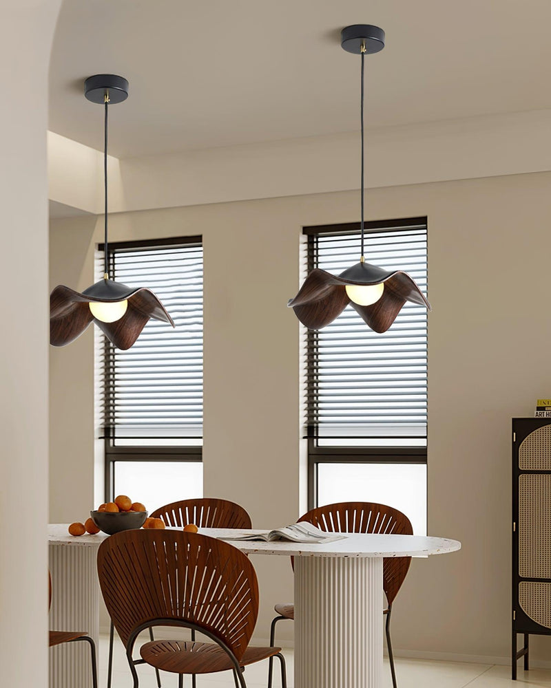 ElementBois Hanglamp - Hars Lotus Design