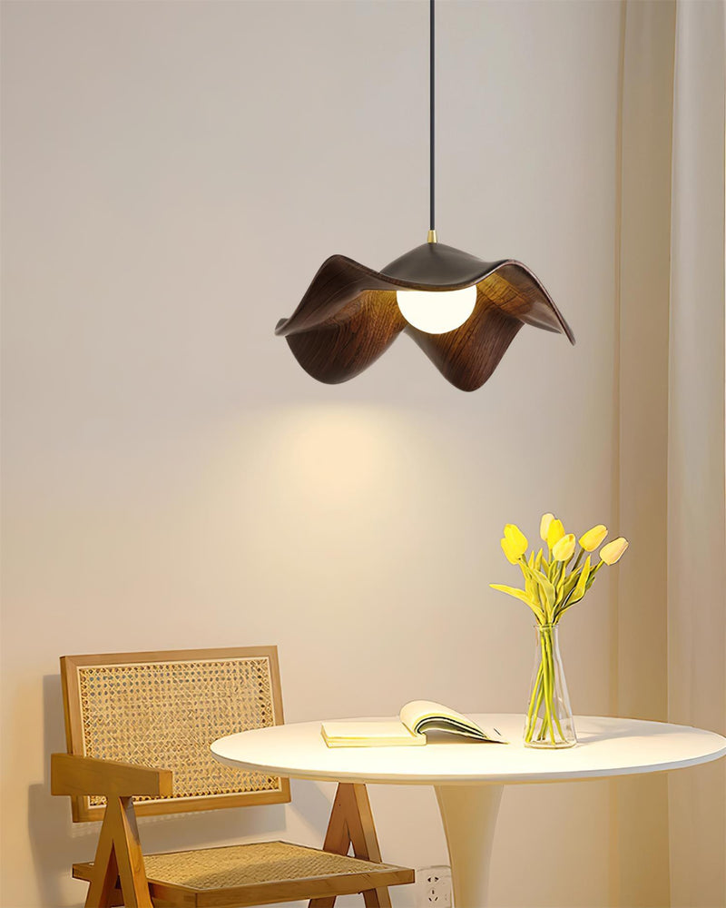 ElementBois Hanglamp - Hars Lotus Design