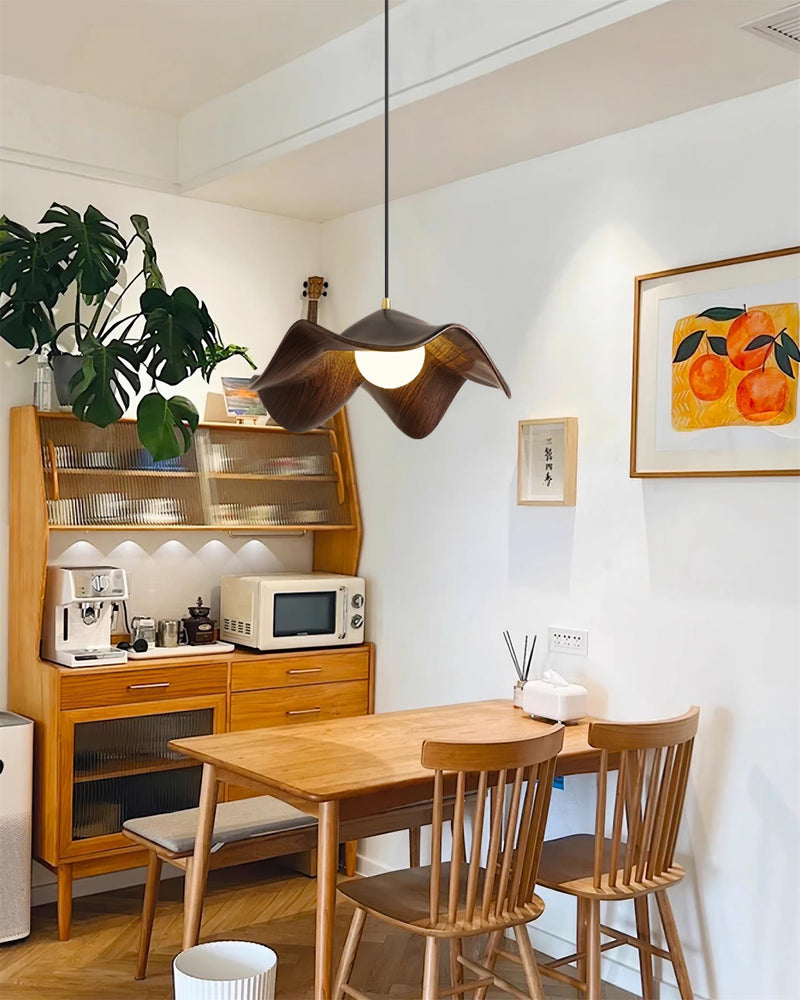 ElementBois Hanglamp - Hars Lotus Design