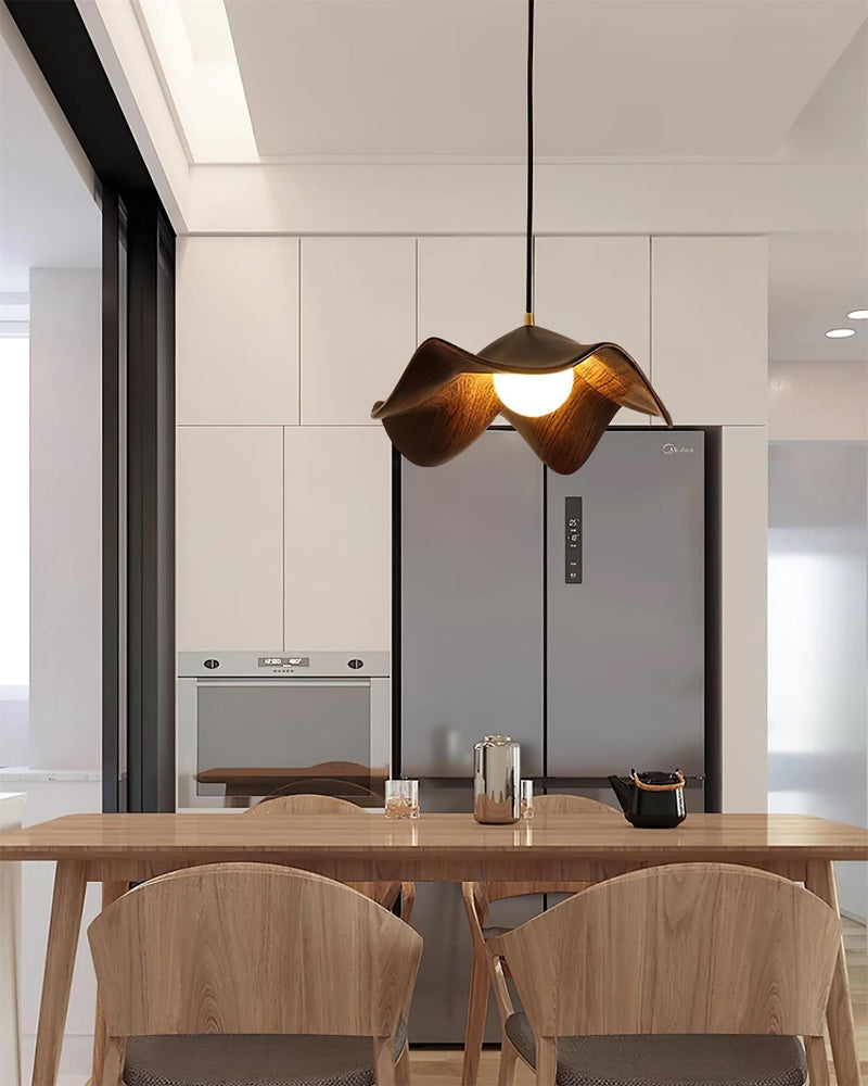 ElementBois Hanglamp - Hars Lotus Design