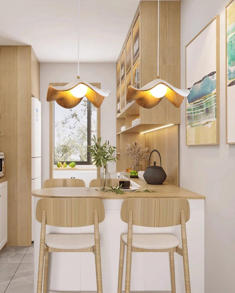 ElementBois Hanglamp - Hars Lotus Design
