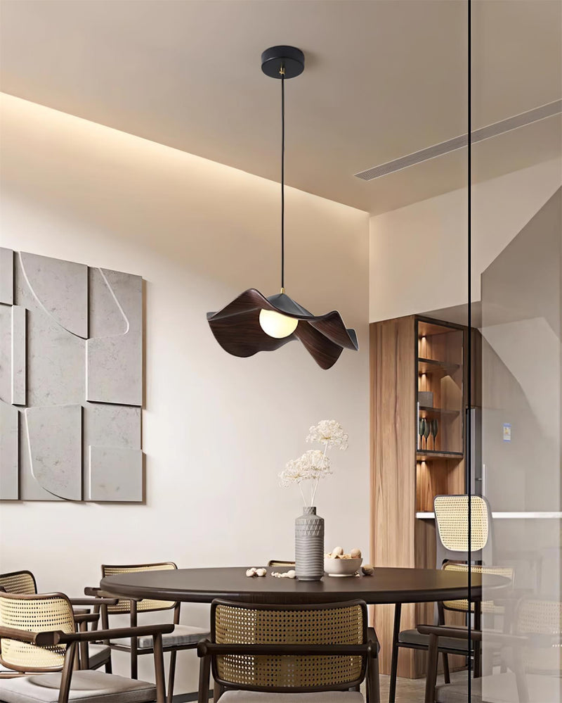 ElementBois Hanglamp - Hars Lotus Design