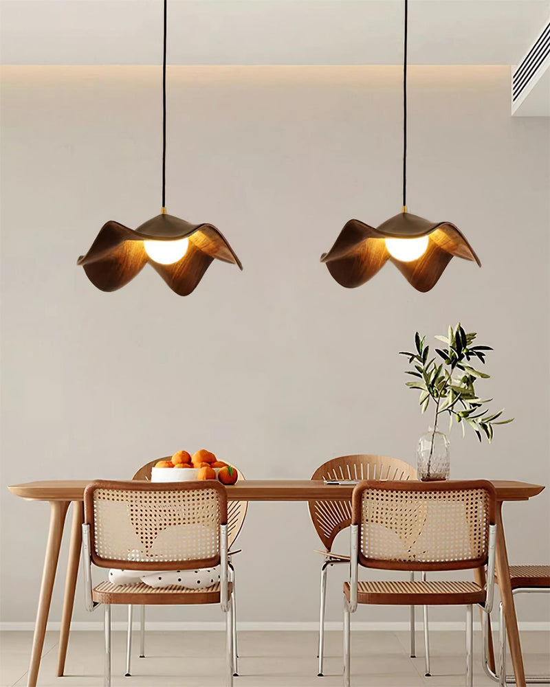 ElementBois Hanglamp - Hars Lotus Design