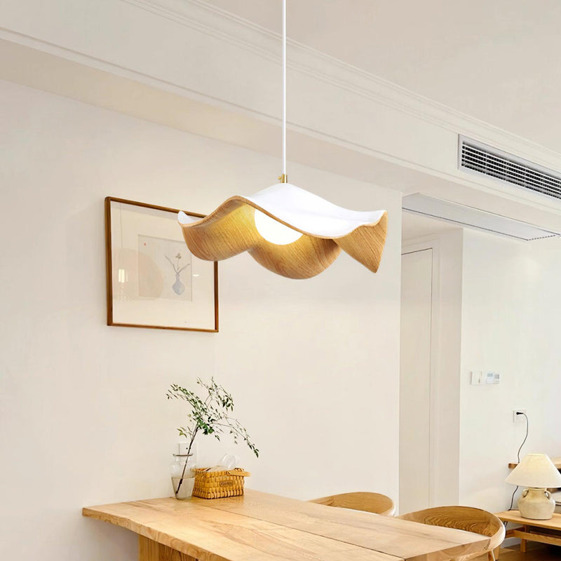 ElementBois Hanglamp - Hars Lotus Design