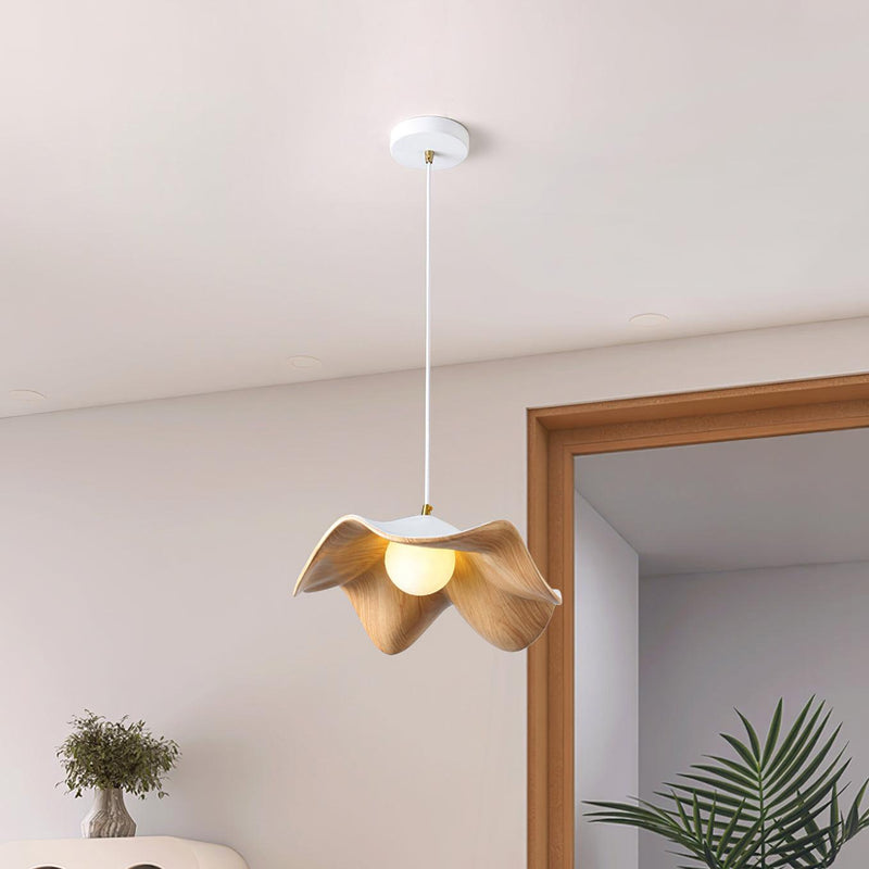 ElementBois Hanglamp - Hars Lotus Design
