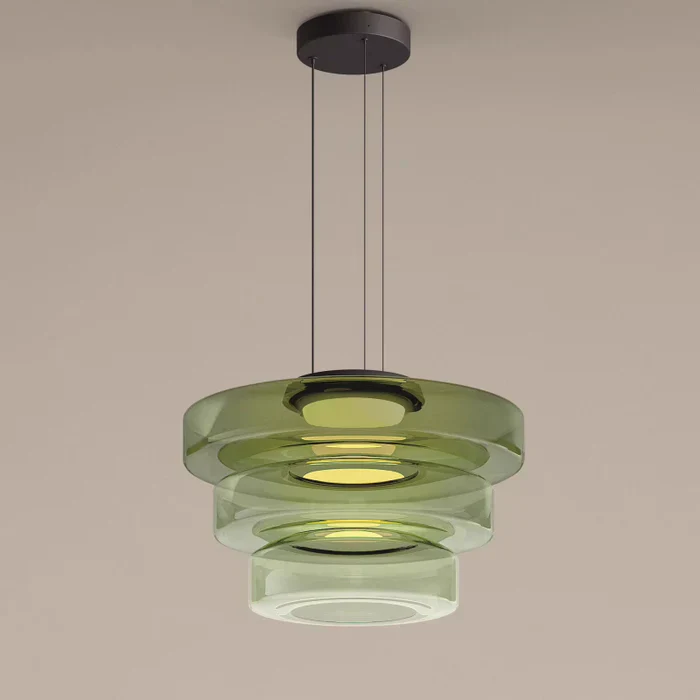 Glaspendellamp Bauhaus-stijl - Verstelbare