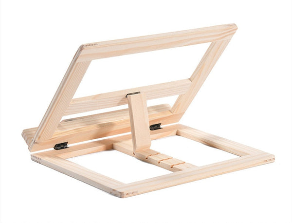 Boekenstandaard Hout - Multi-Apparaat Houder Design