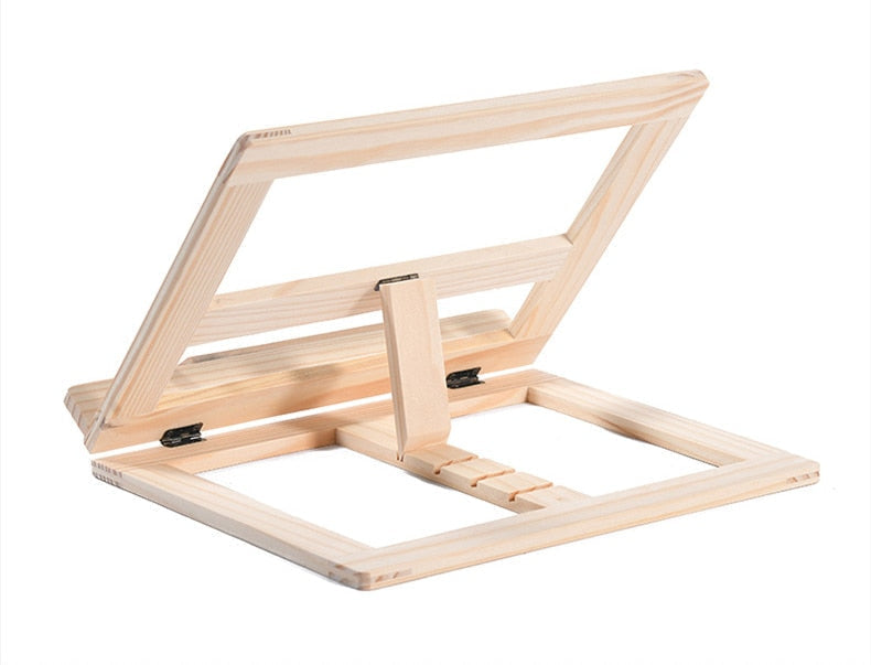 Boekenstandaard Hout - Multi-Apparaat Houder Design