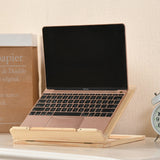Boekenstandaard Hout - Multi-Apparaat Houder Design