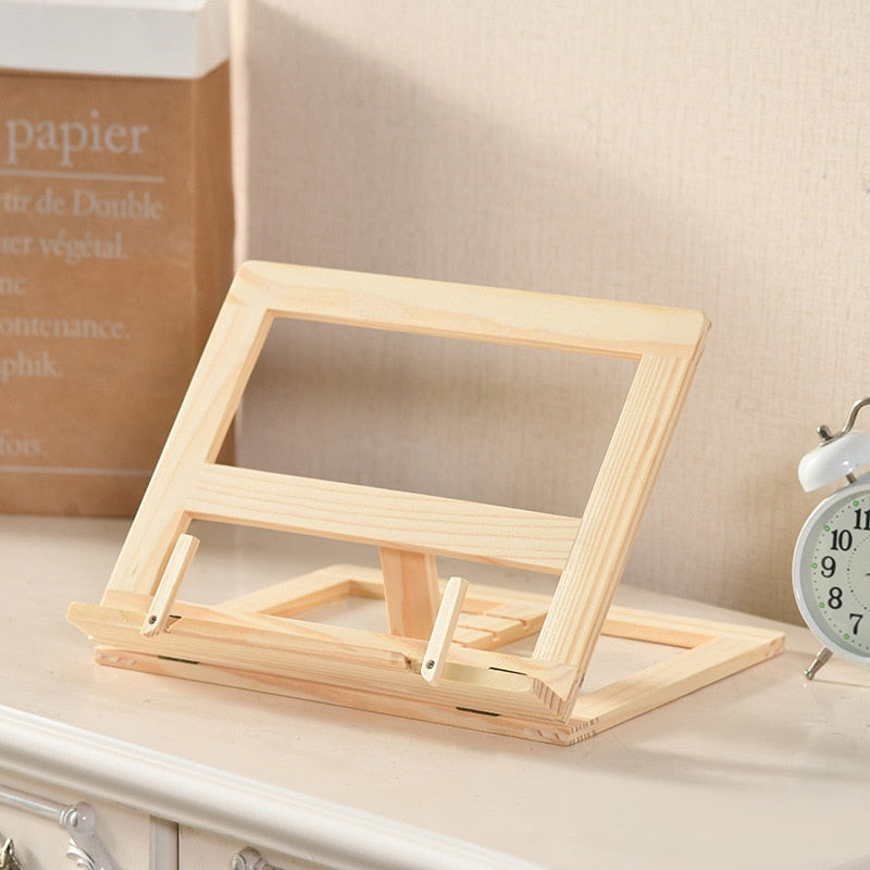 Boekenstandaard Hout - Multi-Apparaat Houder Design