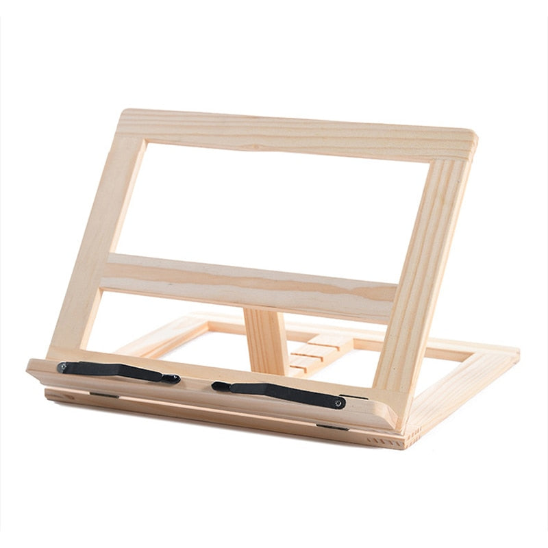 Boekenstandaard Hout - Multi-Apparaat Houder Design