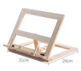 Boekenstandaard Hout - Multi-Apparaat Houder Design