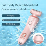 Elektrisch Scheerapparaat Dames | 2-in-1 Trimmer